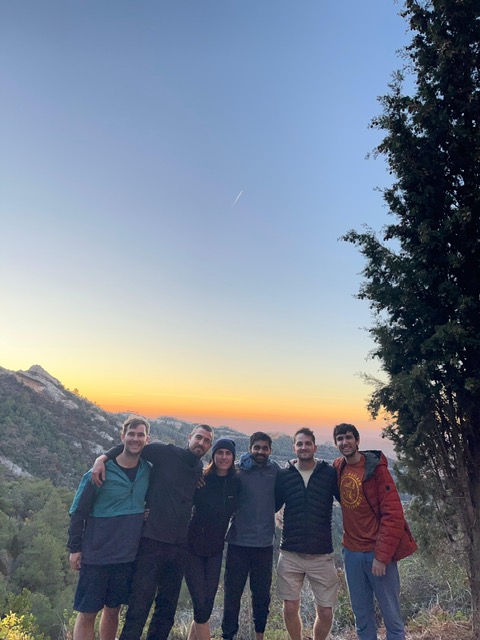 Séance d'escalade communauté