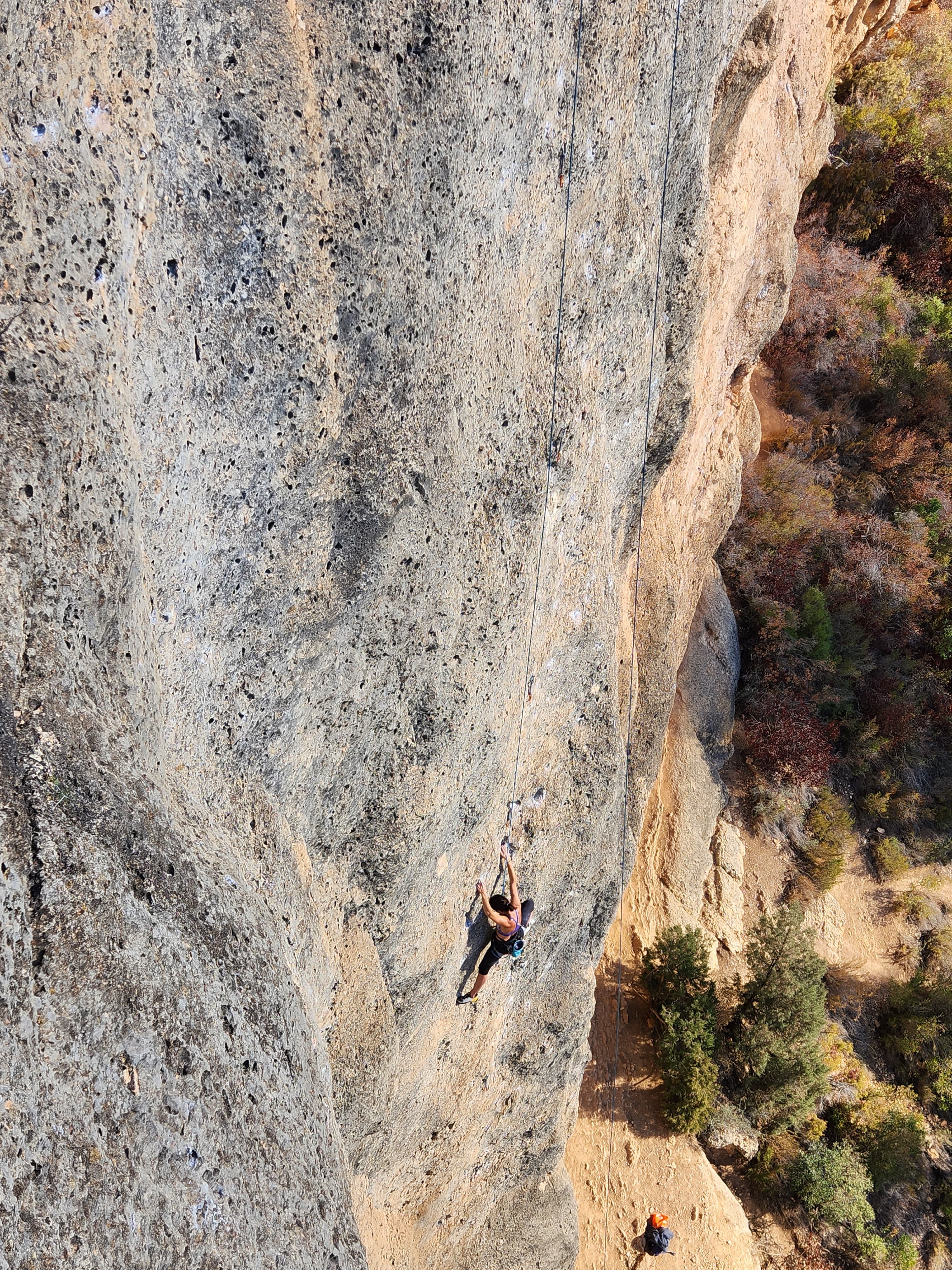 Session d'escalade en groupe