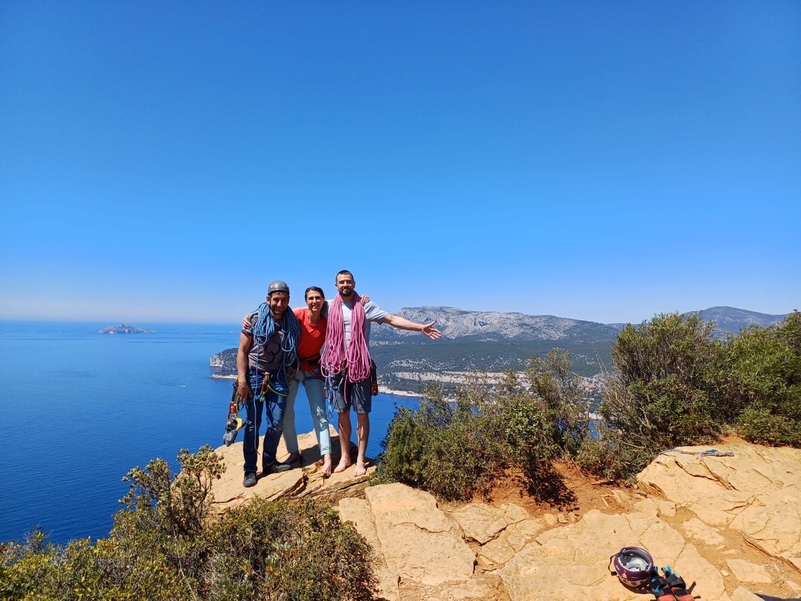 Séance d'escalade communauté
