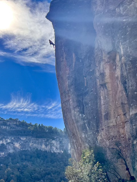 Séance d'escalade communauté