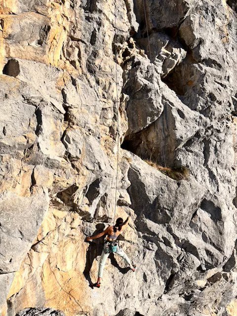 Séance d'escalade communauté